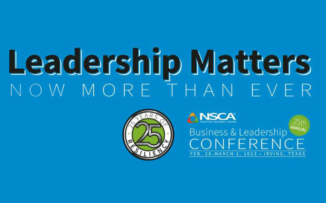 Proud Sponsor of NSCA’s Business & Leadership Conference﻿